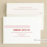"mod" - Valentine's Day Cards in Strawberry by Megan Cash - FREE Recipient Addressing