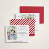 "Postmark" - Valentine's Day Cards in Paprika by Sarah Brown - Back of Card Options