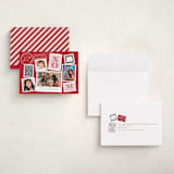 "Postmark" - Valentine's Day Cards in Paprika by Sarah Brown - Assembled