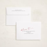 "minimal love" - Valentine's Day Cards in Cherry by Eric Ransom - FREE Recipient Addressing