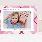 "Happy Plaid" - Valentine's Day Cards in Candy by Erin German - Front