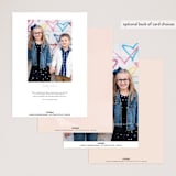 "Delight" - Valentine's Day Cards in Blush by Nicoletta Savod - Back of Card Options