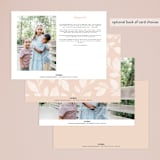 "Hollyhock" - Valentine's Day Cards in Camellia by Wildfield Paper Co - Back of Card Options