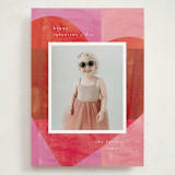 "Biggest Heart" - Valentine's Day Cards in Cherry by Pixel and Hank - Front