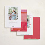 "Biggest Heart" - Valentine's Day Cards in Cherry by Pixel and Hank - Back of Card Options