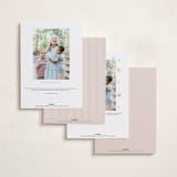 "Coastal Garland" - Valentine's Day Cards in Beach Rose by Everett Paper Goods - Back of Card Options