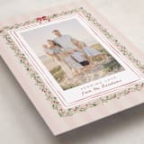 "Coastal Garland" - Valentine's Day Cards in Beach Rose by Everett Paper Goods - Detail