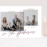 "Snapshots" - Valentine's Day Cards in Merlot by That Girl Press - Front