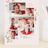 "Valentine Floral" - Valentine's Day Cards in Cookie Dough by Susan Moyal - Front