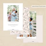 "Valentine Floral" - Valentine's Day Cards in Cookie Dough by Susan Moyal - Back of Card Options