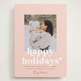 "Happy Holidays*" - Valentine's Day Cards in Candy heart by Robert and Stella - Front