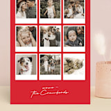 "Polaroid Page" - Valentine's Day Cards in Crimson by Lisa McLean - Front