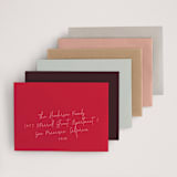 "Love Linear" - Valentine's Day Cards in Snow by Melanie Severin - Colored Envelopes Available
