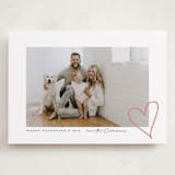 "Corner Heart" - Valentine's Day Cards in Opal by Emily Betts - Front