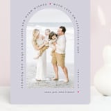 "Lovely Arch" - Valentine's Day Cards in Lavender by Mary Kay Garttmeier - Front
