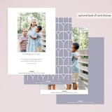 "Lovely Arch" - Valentine's Day Cards in Lavender by Mary Kay Garttmeier - Back of Card Options