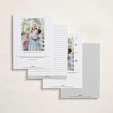 "The Little Valentine" - Valentine's Day Cards in Marshmallow by Sarah Cohn - Back of Card Options