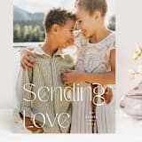 "Vail" - Valentine's Day Cards in Snow by Kristie Kern - Front