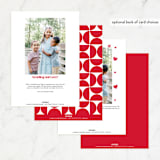 "Vail" - Valentine's Day Cards in Snow by Kristie Kern - Back of Card Options