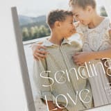 "Vail" - Valentine's Day Cards in Snow by Kristie Kern - Detail