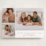 "Simple Three" - Valentine's Day Cards in Poinsettia by Brianne Larsen - Front