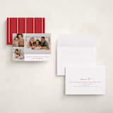 "Simple Three" - Valentine's Day Cards in Poinsettia by Brianne Larsen - Assembled