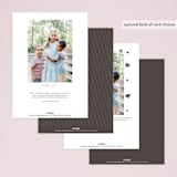 "Minimal Duo" - Valentine's Day Cards in Snow by Pixel and Hank - Back of Card Options