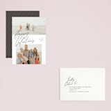 "Minimal Duo" - Valentine's Day Cards in Snow by Pixel and Hank - Assembled