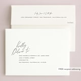 "Minimal Duo" - Valentine's Day Cards in Snow by Pixel and Hank - FREE Recipient Addressing