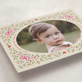 "Corner Bow Frame" - Valentine's Day Cards in Latte by Jackie Crawford - Detail