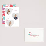 "Triple Hearts" - Valentine's Day Cards in Rainbow by Kelly Watkins - Assembled