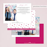 "modern and sweet" - Valentine's Day Cards in Rose by Anupama - Back of Card Options