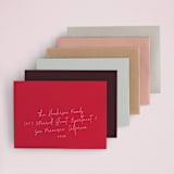 "modern and sweet" - Valentine's Day Cards in Rose by Anupama - Colored Envelopes Available