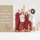 "Holiday Anytime" - Valentine's Day Cards in Latte by Louise Kay - Front