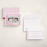 "Candy Stripes" - Valentine's Day Cards in Cherry by Kristie Kern - Assembled