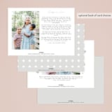 "The Minimalist" - Valentine's Day Cards in Cloud by Nicole Walsh - Back of Card Options