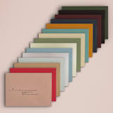 "The Minimalist" - Valentine's Day Cards in Cloud by Nicole Walsh - Colored Envelopes Available