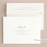 "The Minimalist" - Valentine's Day Cards in Cloud by Nicole Walsh - FREE Recipient Addressing