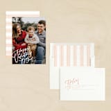 "Happy Day Script" - Valentine's Day Cards in Cloud by Wildfield Paper Co - Assembled