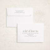"A lot of love" - Valentine's Day Cards in Marshmallow by Heather Schertzer - FREE Recipient Addressing