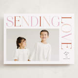 "Moderne" - Valentine's Day Cards in Pinks by Ellen Schlegelmilch - Front
