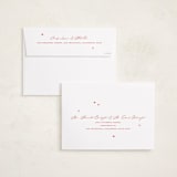 "Drops of Love" - Valentine's Day Cards in Scarlet by Leia Matt - FREE Recipient Addressing