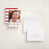 "HOHOXO" - Valentine's Day Cards in Scarlet by Lori Wemple - Assembled