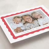"scallop edge" - Valentine's Day Cards in Crimson by Sara Hicks Malone - Detail