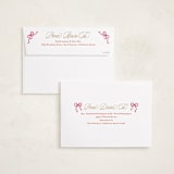 "Corner Bow Frame" - Valentine's Day Cards in Latte by Jackie Crawford - FREE Recipient Addressing