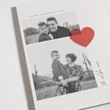 "Big Heart" - Valentine's Day Cards in Cream by Morgan Kendall - Detail