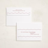 "Modern Squiggle Frame" - Valentine's Day Cards in Snow by Danielle Nakashima - FREE Recipient Addressing