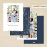 "Home" - Valentine's Day Cards in Navy by Eve Schultz - Back of Card Options