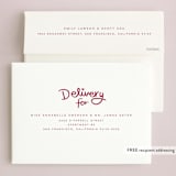 "Sending our XOXO" - Valentine's Day Cards in Merlot by MC Designs - FREE Recipient Addressing