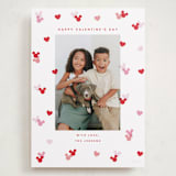 "Disney's Mickey Confetti" - Valentine's Day Cards in Scarlet by Ellen Schlegelmilch - Front